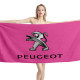 Peugeot Hot Pink Beach Towel, PEUG--22