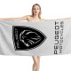 Peugeot Motocycles New 2021 White Beach Towel, PEUG--04