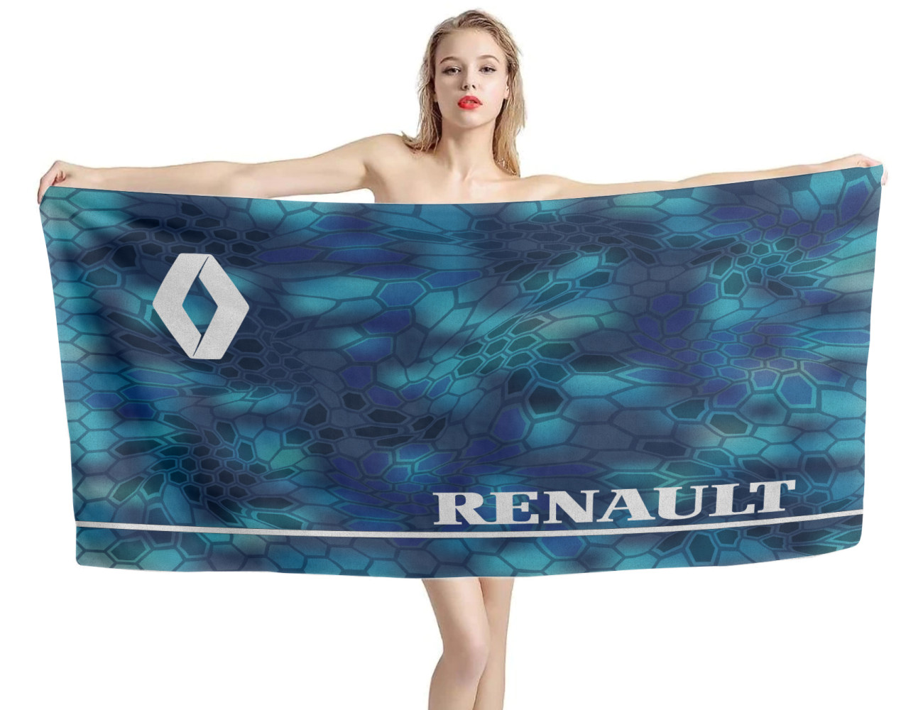 Renault Logo Hex Beach Towel, REN--03