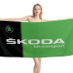 Skoda Green Black Beach Towel