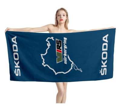 Skoda Nürburgring Blue Beach Towel