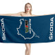 Skoda Nürburgring Blue Beach Towel