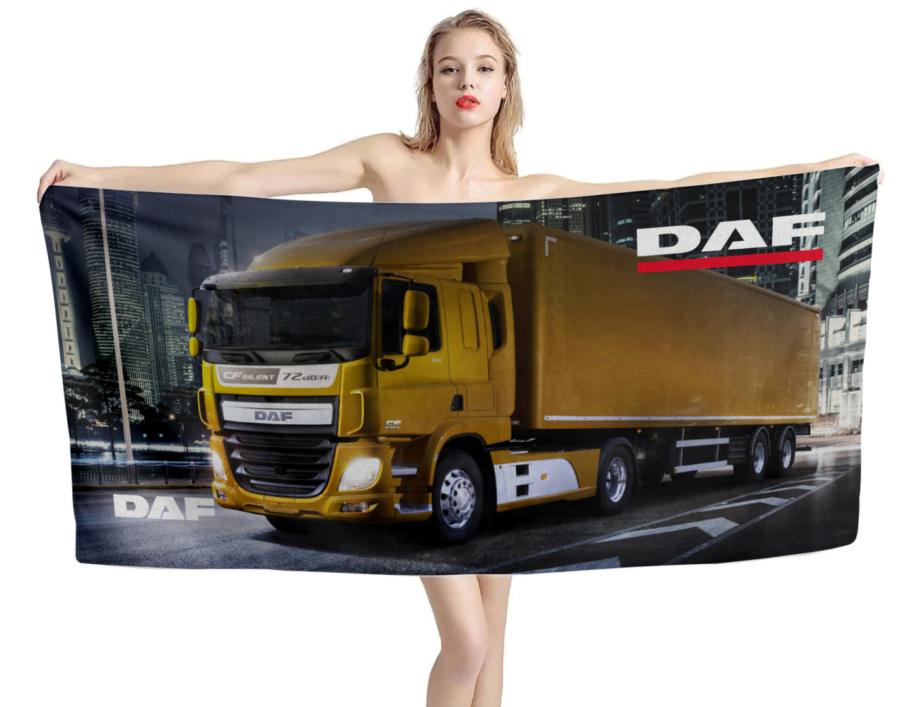 DAF CF Silent 72 dB(R) Truck Beach Towel