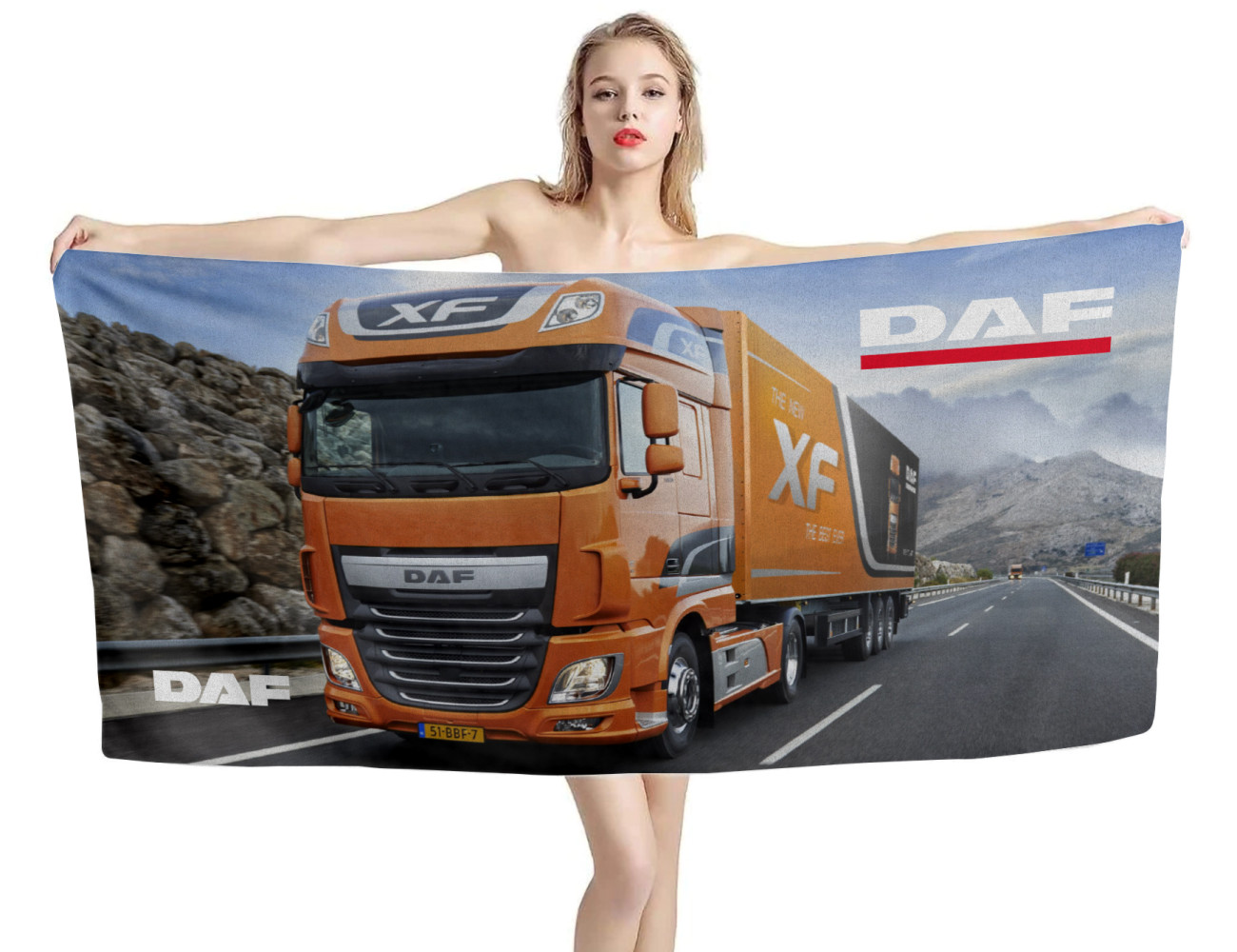 DAF XF Truck Beach Towel