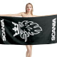 Scania Black Beach Towel