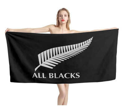All Blacks Beach Towel