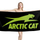 Arctic Cat Black Beach Towel, CAT001