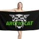 Arctic Cat Carbon Beach Towel, CAT002