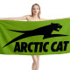 Arctic Cat Green Beach Towel, CAT003