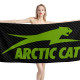 Arctic Cat Green Carbon Beach Towel, CAT004