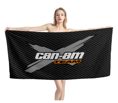 Can-am Team Carbon Beach Towel