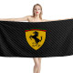 Ferrari Carbon Beach Towel, FERRARI002