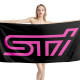 STI Subaru Black Beach Towel, STI01