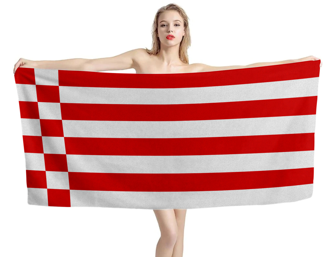 Bremen Flag Beach Towel, DE--TOWEL-14