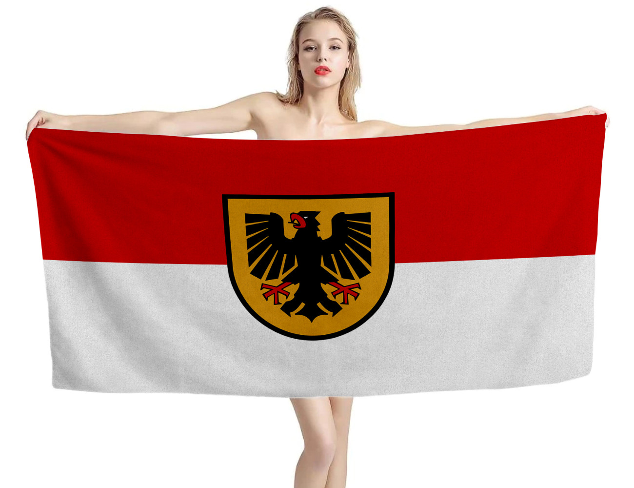 Dortmund Flag Beach Towel, DE--TOWEL-19