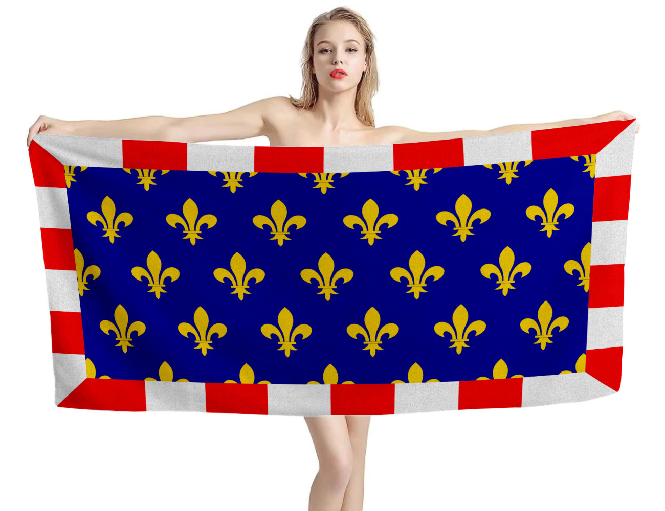 Province de Touraine Beach Towel