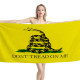 Historical Gadsden Dont Tread on Me Beach Towel, HISTORY--TOWEL-1