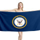 Heavy Duty Navy Naval Military Flag Beach Towel, ARMY--TOWEL-2