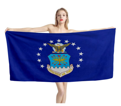 US Air Force Flag Beach Towel
