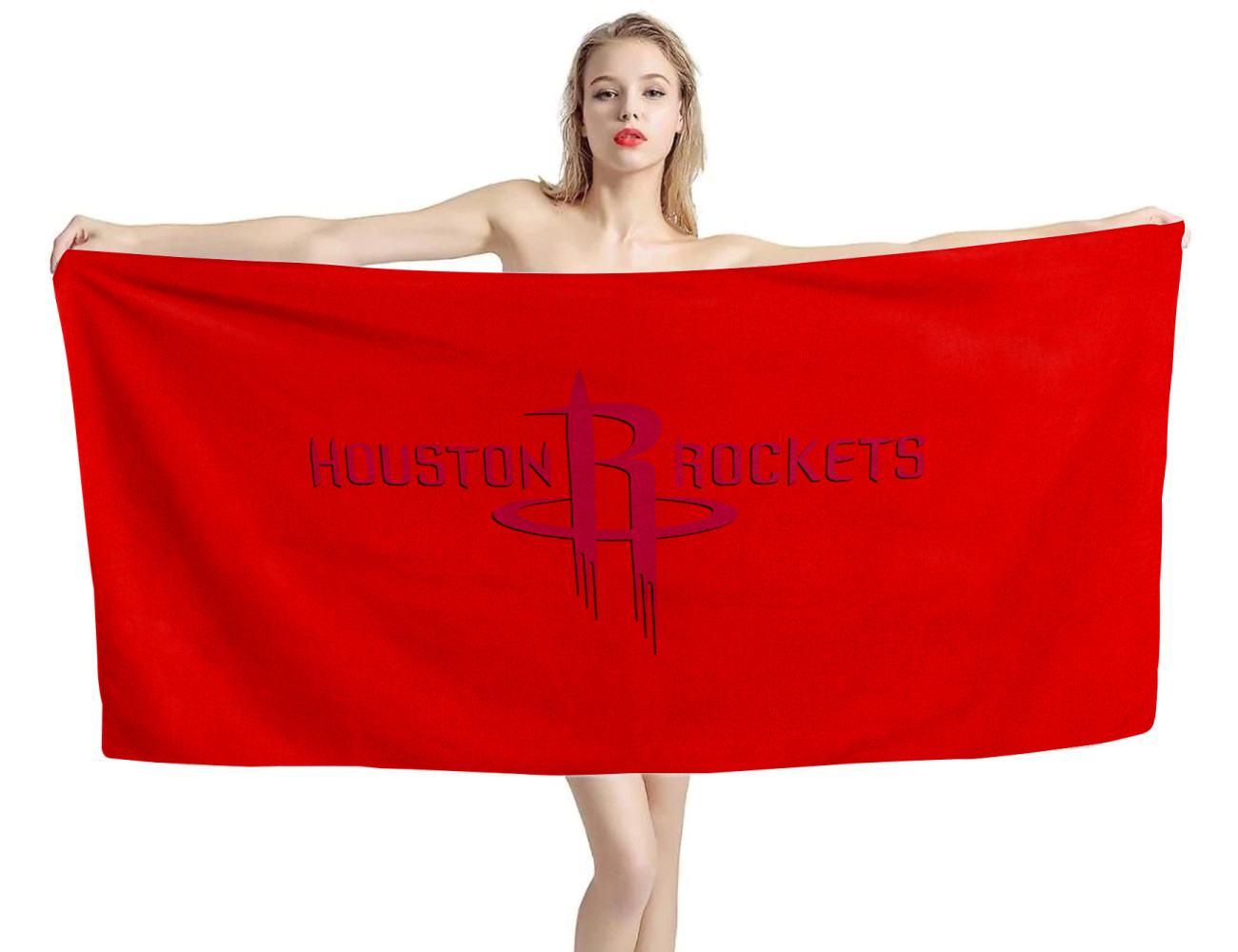 Houston Rockets Beach Towel