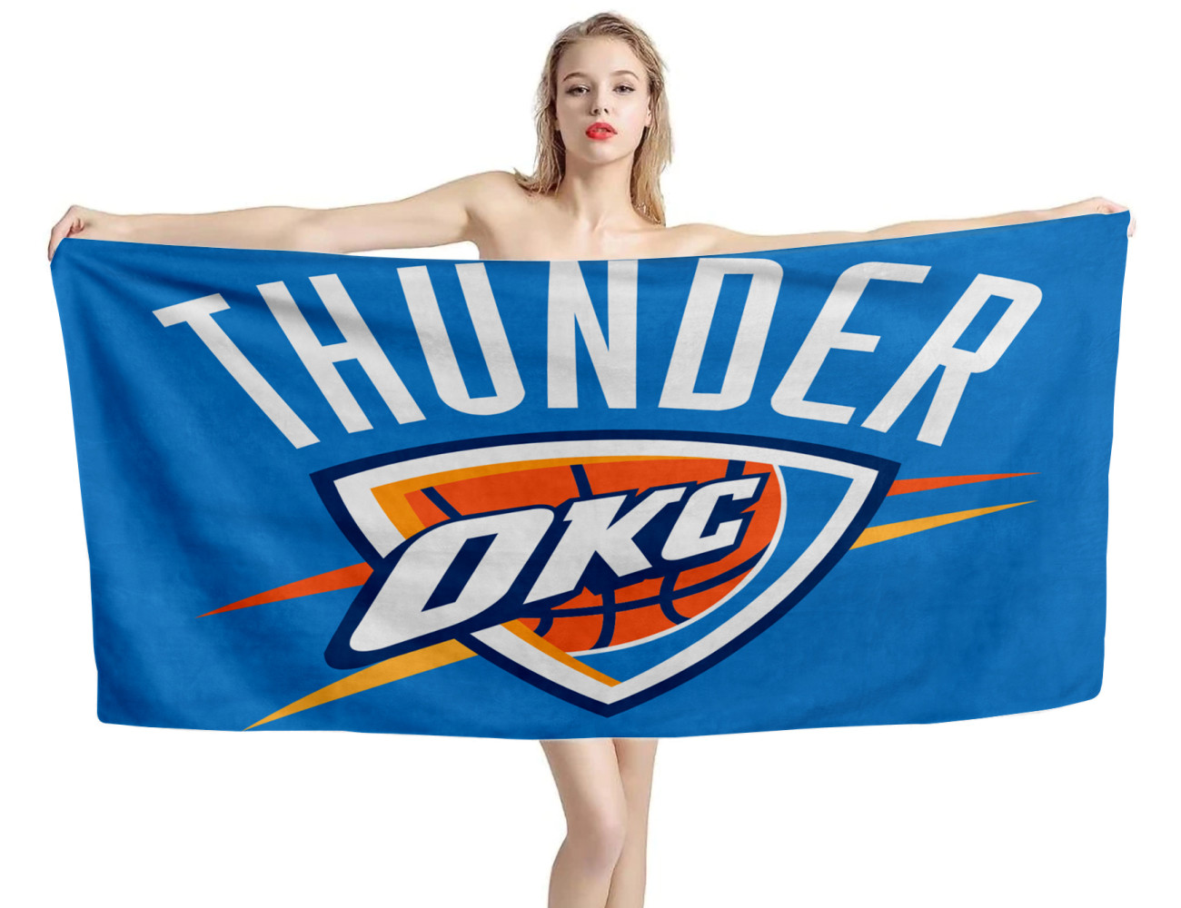 Oklahoma City Thunder Beach Towel