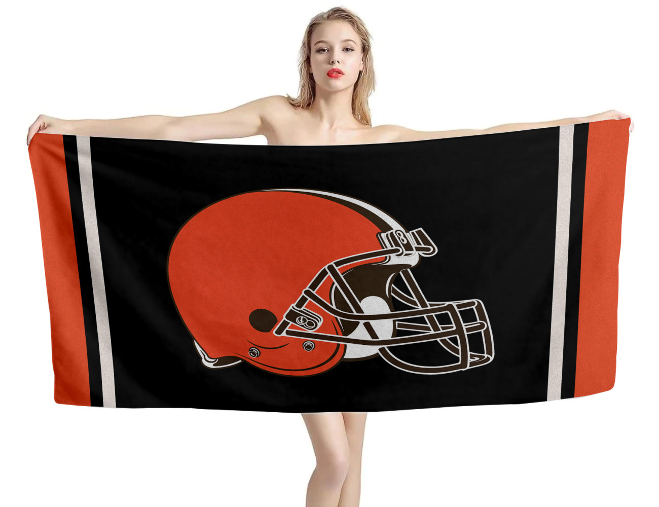 Cleveland Browns Helmet Beach Towel, NFLTOWEL04