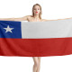 Chile Flag Beach Towel, CHL--1