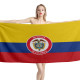 Colombia Flag Beach Towel