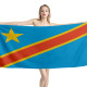 Congo Flag Beach Towel