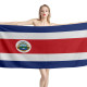 Costa Rica Flag Beach Towel