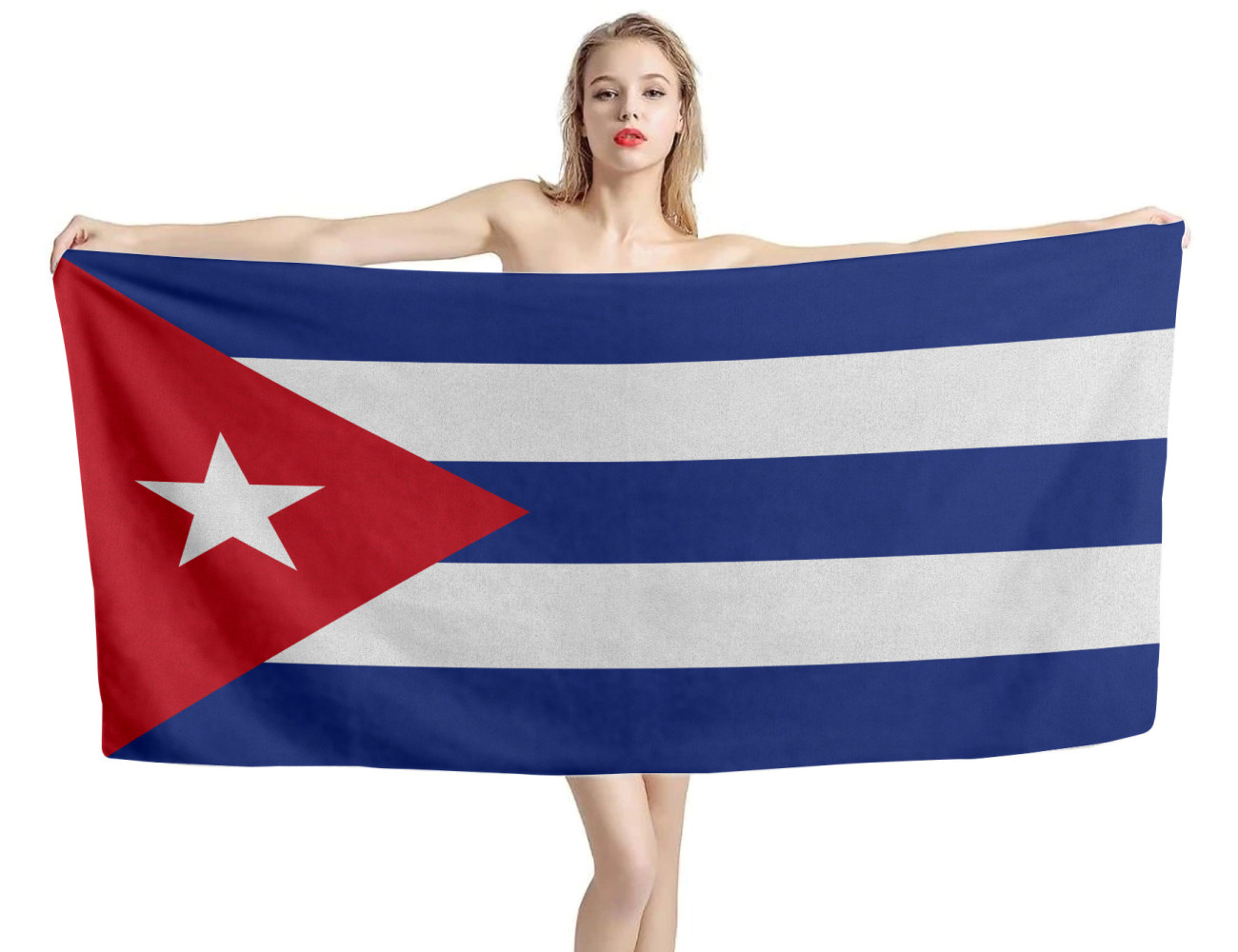 Cuba Flag Beach Towel