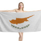 Cyprus Flag Beach Towel