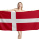 Denmark Flag Beach Towel