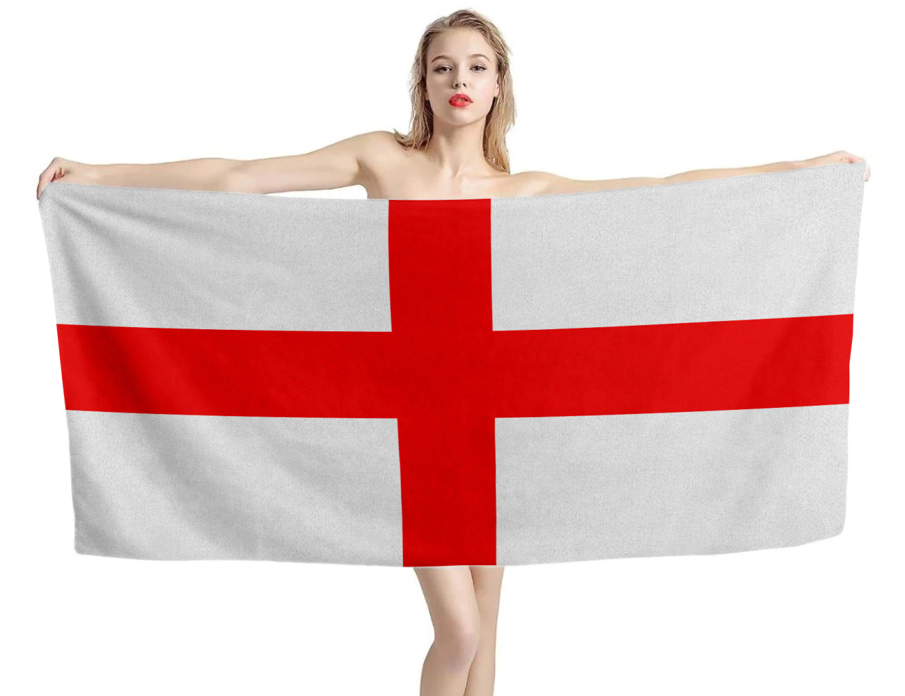 England Flag Beach Towel