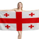 Georgia Flag Beach Towel