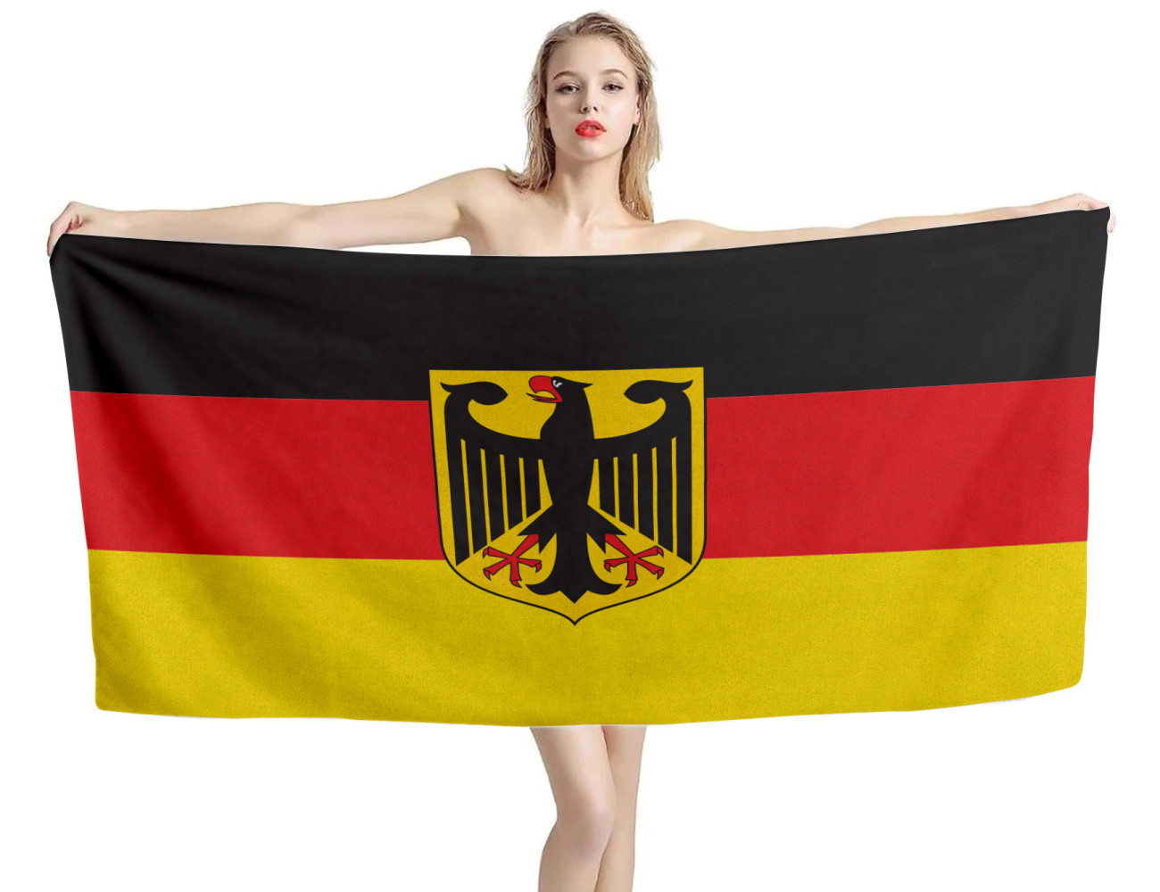 Germany Flag Beach Towel