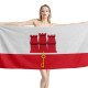 Gibraltar Flag Beach Towel