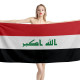 Iraq Flag Beach Towel