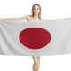 Japan Flag Beach Towel