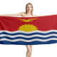 Kiribati Flag Beach Towel