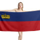 Liechtenstein Flag Beach Towel