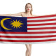 Malaysia Flag Beach Towel