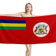 Mauritius Red Ensign Flag Beach Towel