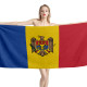 Moldova Flag Beach Towel