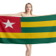 Togo Flag Beach Towel