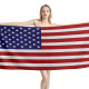 United States Flag Beach Towel