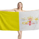 Vatican City Flag Beach Towel