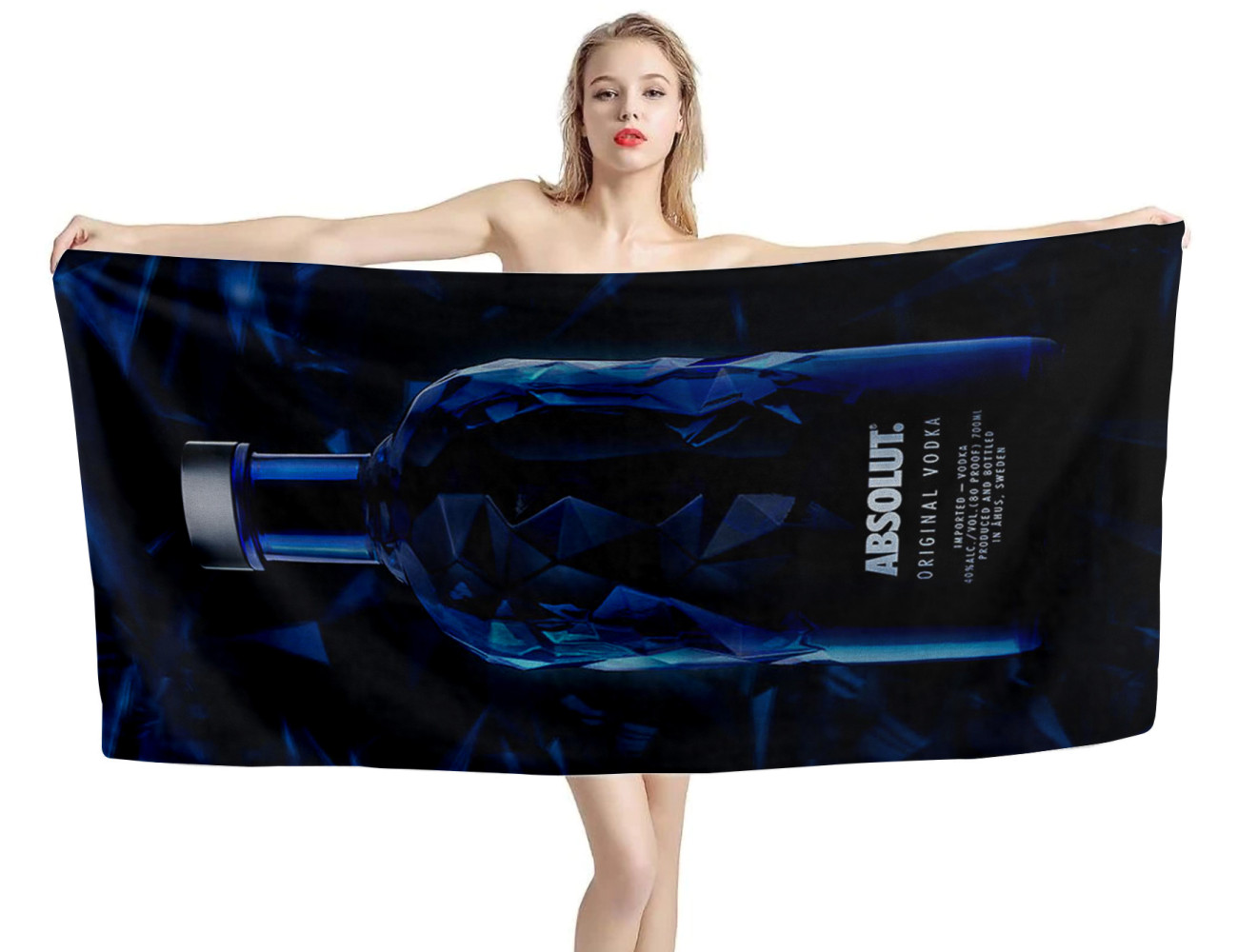 Absolut Vodka Beach Towel, VODKA--1