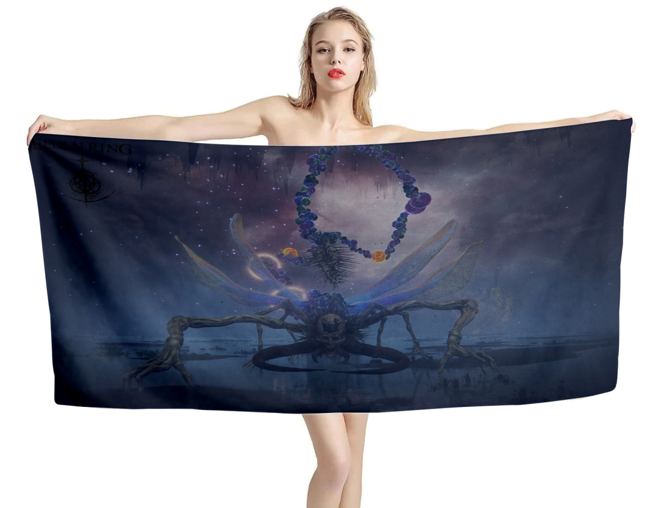 Astel Stars Of Darkness In Elden Ring Beach Towel, GAME--1