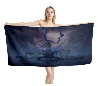 Astel Stars Of Darkness In Elden Ring Beach Towel